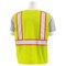 Erb Safety Safety Vest, Flame Retardant Treated, Class 2, S195C, Hi-Viz Lime, LG 64721
